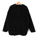 ティティベイト ブルゾン ジャケット ボア アウター 黒 レディース Mサイズ ブラック titivate 【中古】
