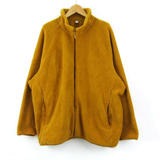 ユニクロ フリースジャケット ジャンパー ジップアップ 大きいサイズ アウター メンズ 3XLサイズ カーキ UNIQLO 【中古】 ユニクロ フリースジャケット ジャンパー ジップアップ 大きいサイズ アウター メンズ 3XLサイズ カーキ UNIQLO 【中古】
