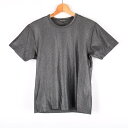 【4/20 11:00から 50%OFFクーポン】ポールスミス Tシャツ 半袖 ナイロン ストレッチ トップス M相当 メンズ Fサイズ グレー Paul Smith 【中古】