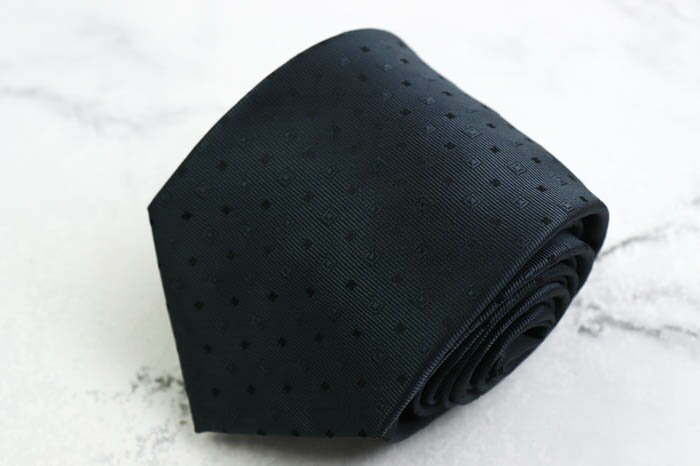 シンプルフレーズクラバット ブランド ネクタイ ドット柄 メンズ グレー SIMPLE PHRASE CRAVAT 【中古】