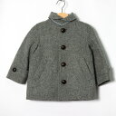ユナイテッドアローズ ウールジャケット ショートコート アウター ベビー 男の子用 95サイズ グレー UNITED ARROWS 【中古】