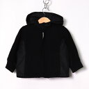 コムサ・デ・モード フード付きコートジャンパーアウター ベビー 男の子用 95Aサイズ ブラック COMME CA DU MODE 【中古】