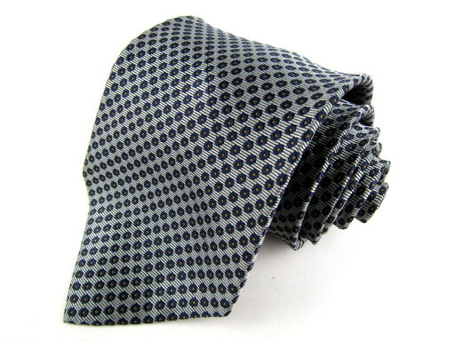 アクアスキュータム ブランドネクタイ 小紋柄 シルク メンズ ネイビー Aquascutum 【中古】 アクアスキュータム ブランドネクタイ 小紋柄 シルク メンズ ネイビー Aquascutum 【中古】