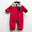 ブリーズ ツナギ ジャンプスーツ ロンパース アウター ベビー 男の子用 70サイズ レッド BREEZE 【中古】