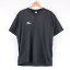 ミズノ 半袖Tシャツ ワンポイントロゴ Vネック スポーツウエア メンズ Lサイズ ダークグレー Mizuno 【中古】