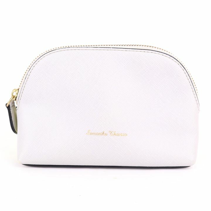 サマンサタバサ ポーチ バイカラー 