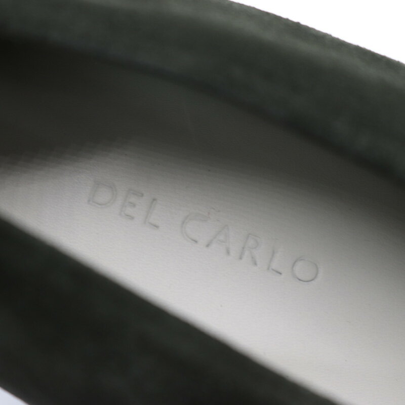 ロベルトデルカルロ パンプス イタリア製 スエード ラウンドトゥ シューズ 靴 レディース 37サイズ カーキ Roberto del Carlo 【中古】 3