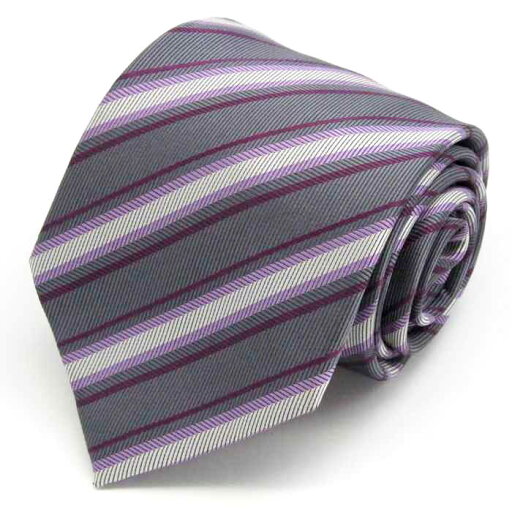 シンプルフレーズクラバット ブランドネクタイ ストライプ柄 グラデーション メンズ グレー SIMPLE PHRASE CRAVAT 【中古】 シンプルフレーズクラバット ブランドネクタイ ストライプ柄 グラデーション メンズ グレー SIMPLE PHRASE CRAVAT 【中古】