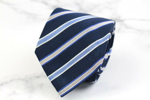スーツカンパニー ブランド ネクタイ ストライプ柄 シルク メンズ ネイビー THE SUIT COMPANY 【中古】 スーツカンパニー ブランド ネクタイ ストライプ柄 シルク メンズ ネイビー THE SUIT COMPANY 【中古】