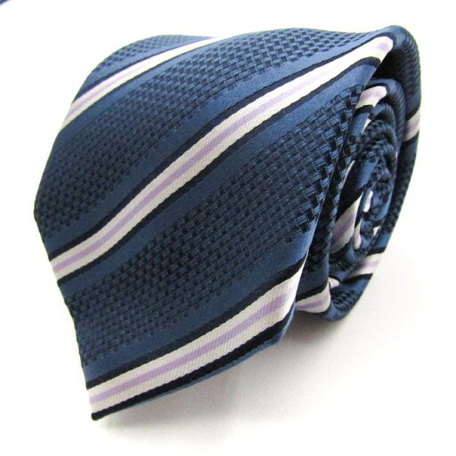 シンプルフレーズクラバット ブランド ネクタイ ストライプ柄 メンズ ネイビー SIMPLE PHRASE CRAVAT 【中古】 シンプルフレーズクラバット ブランド ネクタイ ストライプ柄 メンズ ネイビー SIMPLE PHRASE CRAVAT 【中古】
