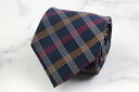 シンプルフレーズクラバット ブランド ネクタイ チェック柄 格子柄 PO メンズ ネイビー SIMPLE PHRASE CRAVAT 【中古】(4)
