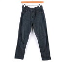 ユニクロ デニムパンツ スリムボーイフレンド ジーンズ UNIQLO JEANS レディース 24(61)サイズ ネイビー UNIQLO 【中古】