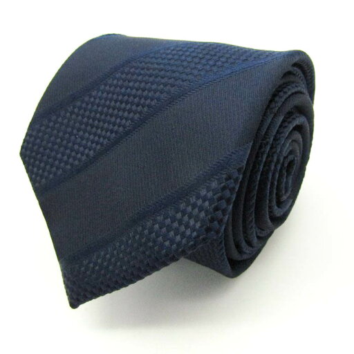 シンプルフレーズクラバット ブランド ネクタイ ストライプ柄 格子柄 シルク PO メンズ ネイビー SIMPLE PHRASE CRAVAT 【中古】 シンプルフレーズクラバット ブランド ネクタイ ストライプ柄 格子柄 シルク PO メンズ ネイビー SIMPLE PHRASE CRAVAT 【中古】