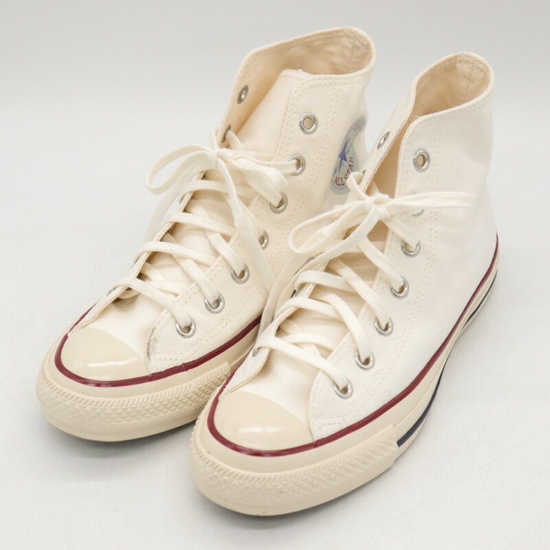 コンバース スニーカー ハイカット オールスターUS 1SD285 シューズ 靴 白 レディース 23.5サイズ ホワイト CONVERSE 【中古】