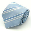 シンプルフレーズクラバット ブランド ネクタイ ストライプ柄 PO メンズ ブルー SIMPLE PHRASE CRAVAT 【中古】
