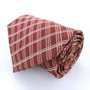 クラブラメール ブランド ネクタイ チェック柄 シルク PO メンズ ピンク CLUB LAMER 【中古】(4)