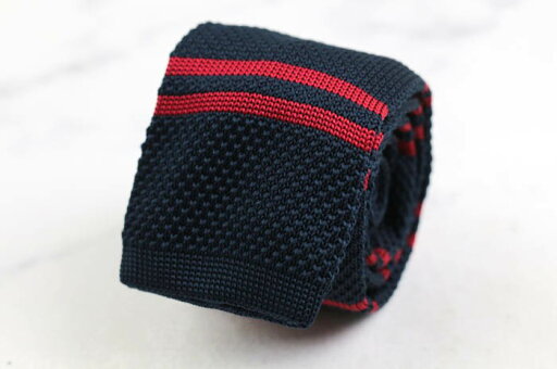 シンプルフレーズクラバット ブランド ネクタイ ニットタイ ボーダー柄 PO メンズ ネイビー SIMPLE PHRASE CRAVAT 【中古】 シンプルフレーズクラバット ブランド ネクタイ ニットタイ ボーダー柄 PO メンズ ネイビー SIMPLE PHRASE CRAVAT 【中古】