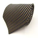 リキエル オム ブランド ネクタイ チェック柄 格子柄 シルク PO メンズ ネイビー RYKIEL HOMME 【中古】