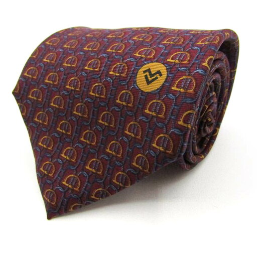 マリオヴァレンティノ ブランド ネクタイ ロゴ ドット パネル柄 シルク イタリア製 PO メンズ ブラウン MARIO VALENTINO 【中古】 マリオヴァレンティノ ブランド ネクタイ ロゴ ドット パネル柄 シルク イタリア製 PO メンズ ブラウン MARIO VALENTINO 【中古】
