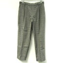 ユニクロ パンツ ボトムス チェック柄 レディース XLサイズ グレー UNIQLO 【中古】