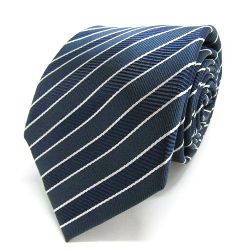 シンプルフレーズクラバット ブランド ネクタイ ペンシルストライプ柄 シルク PO メンズ ネイビー SIMPLE PHRASE CRAVAT 【中古】 シンプルフレーズクラバット ブランド ネクタイ ペンシルストライプ柄 シルク PO メンズ ネイビー SIMPLE PHRASE CRAVAT 【中古】