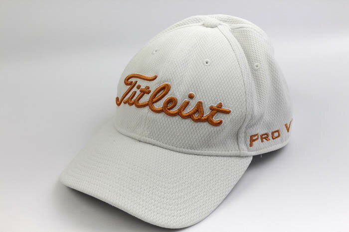 タイトリスト キャップ 帽子 ゴルフ スポーツウエア ブランド レディーズ メンズ M/Lサイズ グレー Titleist 【中古】