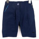 ポールスミス ハーフパンツ 未使用 リボン ボトムス ベビー 女の子用 6Mサイズ ネイビー Paul Smith 【中古】