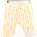 トコト ヴィンテージ パンツ 未使用 ストライプ コットン/リネン ボトムス ベビー 男の子用 12Mサイズ イエロー系 TOCOTO VINTAGE 【中古】