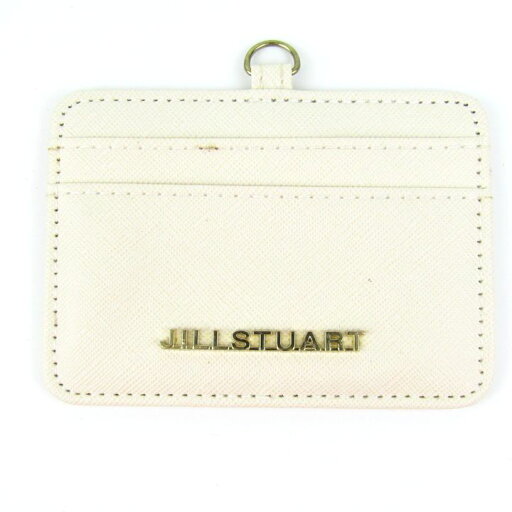 ジルスチュアート パスケース カードケース IDホルダー ノベルティ ブランド 小物 レディース ベージュ JILLSTUART 【中古】 ジルスチュアート パスケース カードケース IDホルダー ノベルティ ブランド 小物 レディース ベージュ JILLSTUART 【中古】