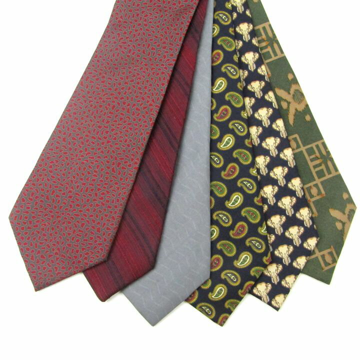 ジムトンプソン ネクタイ ブランド 6点セット まとめ売り まとめて メンズ JIM THOMPSON 【中古】