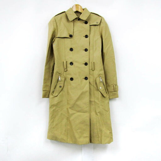ザラ トレンチコート アウター レディース USA XSサイズ ベージュ系 ZARA 【中古】 ザラ トレンチコート アウター レディース USA XSサイズ ベージュ系 ZARA 【中古】