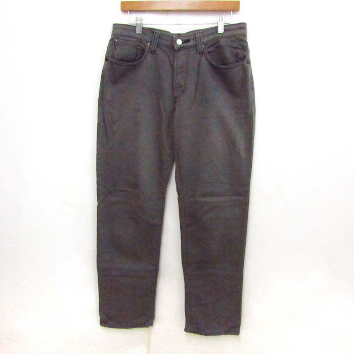 エドウィン パンツ ボトムス 格子柄 裏起毛 日本製 メンズ 31サイズ グレー EDWIN 【中古】