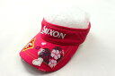 スリクソン サンバイザー 限定商品 ゴルフ スポーツウエア 帽子 ブランド レディース ピンク SRIXON 【中古】