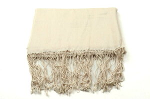 ファーストリテイリング ストール シルク/カシミヤ/ウール ブランド レディース ベージュ FAST RETAILING 【中古】