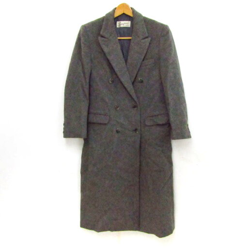 スキャパ チェスターコート ウール混 アウター レディース 9サイズ グレー SCAPA 【中古】 スキャパ チェスターコート ウール混 アウター レディース 9サイズ グレー SCAPA 【中古】