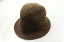 ピエールカルダン ハット 帽子 ロゴ 日本製 ブランド レディース 57.5サイズ ブラウン Pierre Cardin 【中古】