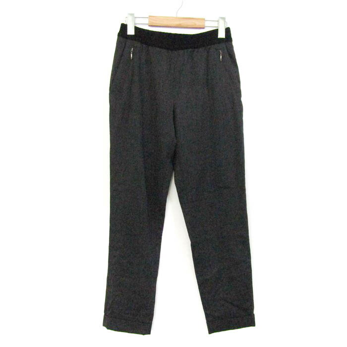 ザラ ロングパンツ ストレッチ ボトムス レディース USA Sサイズ グレー系 ZARA 【中古】