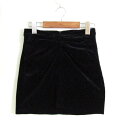 ザラ ミニスカート コットン100% ボトムス 黒 レディース MEX24サイズ ブラック ZARA 【中古】