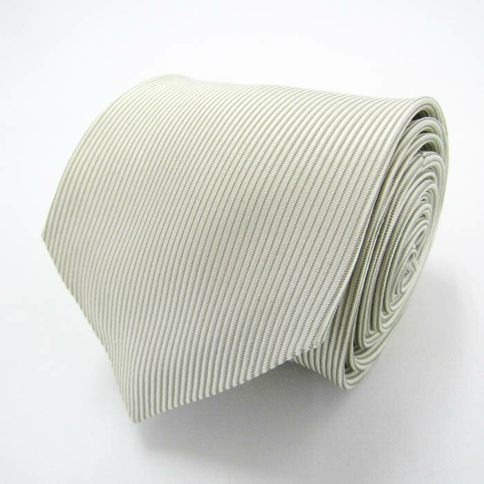 ユミ カツラ ブランドネクタイ ストライプ柄 パネル柄 シルク 日本製 PO メンズ ホワイト YUMI KATSURA..