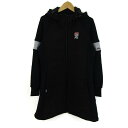 フィラ 中綿ジャケット コート パーカー アウター ゴルフウエア レディース Mサイズ ブラック FILA 【中古】(4)