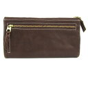 パケ 長財布 レザー ウォレット ブランド メンズ レディース ブラウン Paquet 【中古】