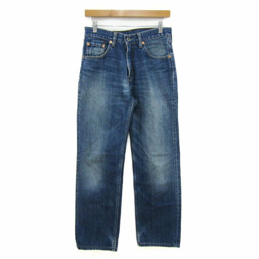 リーバイス デニムパンツ ジーンズ ストレート ボトムス メンズ W30サイズ ブルー Levi's 【中古】 リーバイス デニムパンツ ジーンズ ストレート ボトムス メンズ W30サイズ ブルー Levi's 【中古】