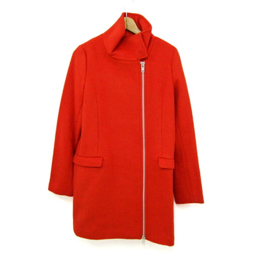 マウジー コート スタンドカラー ジャケット アウター レディース 2サイズ オレンジ MOUSSY 【中古】 マウジー コート スタンドカラー ジャケット アウター レディース 2サイズ オレンジ MOUSSY 【中古】