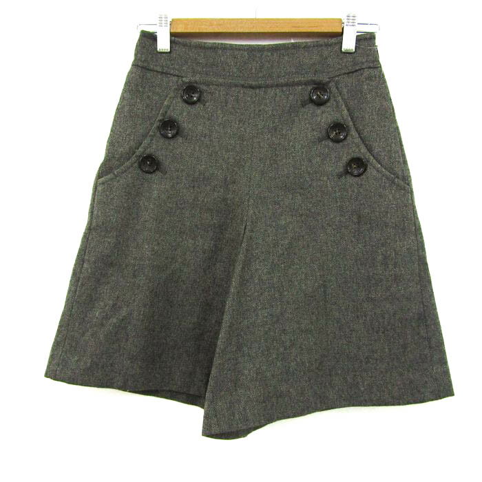 マイケルコース ショートパンツ ウール混 ストレッチ ブランド ボトムス レディース 2サイズ グレー系 Michael Kors 【中古】