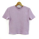 ザラ サマーニット サマーセーター 半袖 ストレッチ トップス レディース Sサイズ ピンク系 ZARA 【中古】(4)