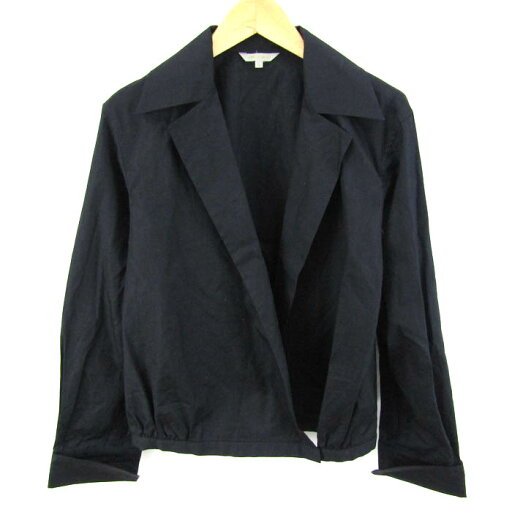 ジュンコシマダ ブラウス シャツ 長袖 コットン100% ブランド トップス 日本製 黒 レディース 9サイズ ブラック系 JUNKO SIMADA 【中古】 ジュンコシマダ ブラウス シャツ 長袖 コットン100% ブランド トップス 日本製 黒 レディース 9サイズ ブラック系 JUNKO SIMADA 【中古】