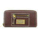 サマンサタバサ 長財布 ラウンドファスナー ロングウォレット ブランド レディース ブラウン Samantha Thavasa 【中古】