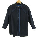 ヒロコビス カーディガン 長袖 ウール トップス レディース 11サイズ ネイビー系 HIROKO BIS 【中古】