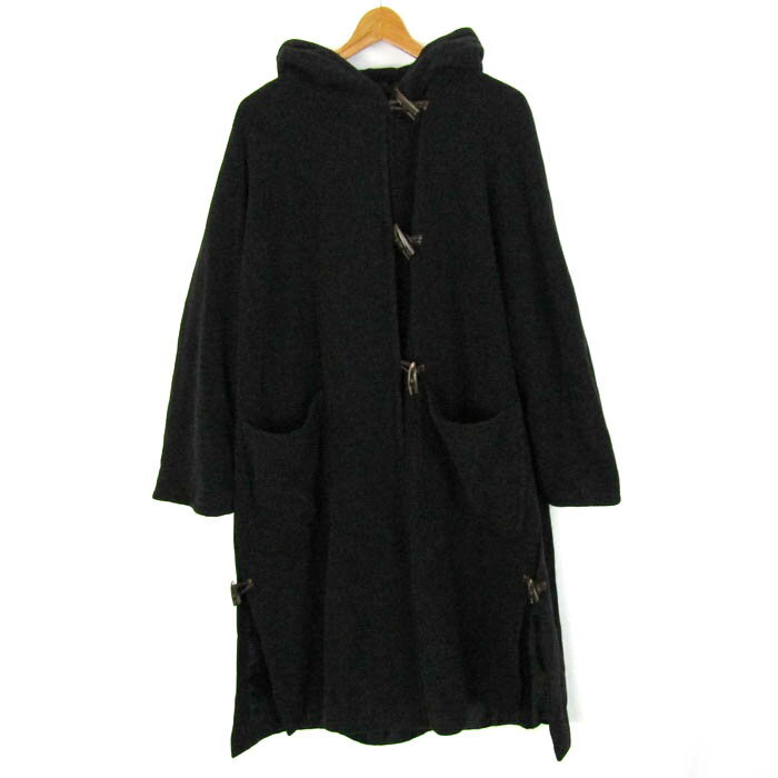 ジェイフェリー ダッフルコート ウール/カシミヤ アウター レディース 40サイズ ブラック系 J.FERRY 【中古】