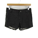 アバハウスドゥヴィネット ショートパンツ ボトムス コットン混 レディース 2サイズ チャコール abahousee Devinette 【中古】(4)